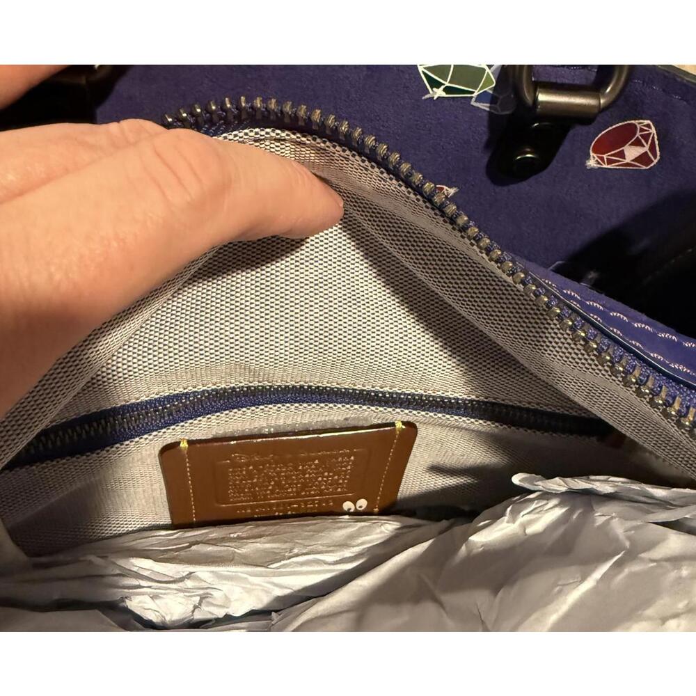 RARE Coach 1941 NWT Disney X Coach Rogue Bag-Dark Fairy Tale (Snow White) - Picture 11 of 13